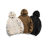Unisex Hoodie Retro Patchwork Loose Hooded Sweater for Men and Women Couple