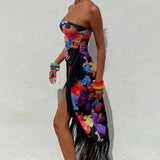 Women's Desses Dress Printed Beach Dress Midi Dress for Women