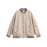 Unisex Sweater Fall Color-Blocking Casual Jacket