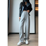 Palazzo Pants Wide Leg Pants Loose Leisure All-Matching Straight Track Sweatpants Women