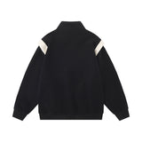 Men Hoodie Loose Sweater Men's Autumn and Winter Letter Embroidery Daily Leisure