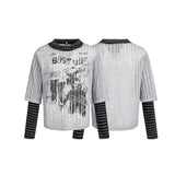 Unisex long-sleeved shirt autumcut outfake two-piece