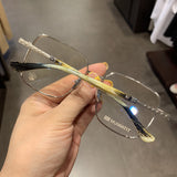 CHH Chrome Hearts Glasses Pure Titanium Square Ultra Light Myopia Glasses Frame