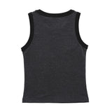 Women Vest Cartoon Printed Vest Girls Summer Casual Short Sleeveless