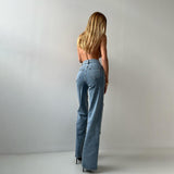 Women Jeans Spring and Autumn Women Casual Straight Pants