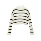 Women Sweater Short Knitwear for Women Autumn Casual Long Sleeve Shirt