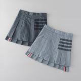 Women Skirt Women's Spring and Summer Preppy Style Pleated Skirt