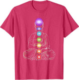 New Yoga Meditation Spiritual Body Energy Chakra T-Shirt