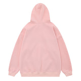 Men Hoodie Cartoon Rabbit Graffiti Printing Sweatshirt