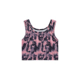 Women Vest Printed Short Vest Summer Casual Spaghetti Straps Sleeveless
