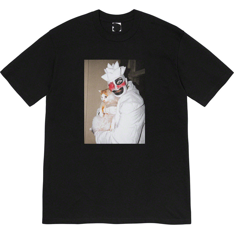 Men T-shirts 20SS Leigh Bowery Tee Clown Cat Short Sleeve T-Shirt Cotton Bottom Shirt
