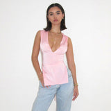 Woman Dresses Women's Spring V-Shaped Hooded Slim Fit Top