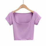 Women T-Shirt Vintage Top Sleeve T