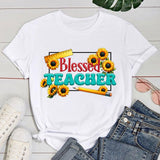 Teachers' Day T shirt Fashion Funny Blessed Teacher