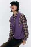 Unisex Jacket Autumn Affixed Cloth Embroidered Plaid Shirt Women's Clothing