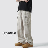 Men Sweatpants Men's Summer Loose Casual Pants Straight Mopping Pants