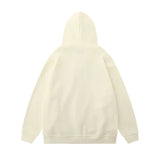 Men Hoodie Spider Print Hooded Cardigan Sweater Two-Way Zipper Jacket