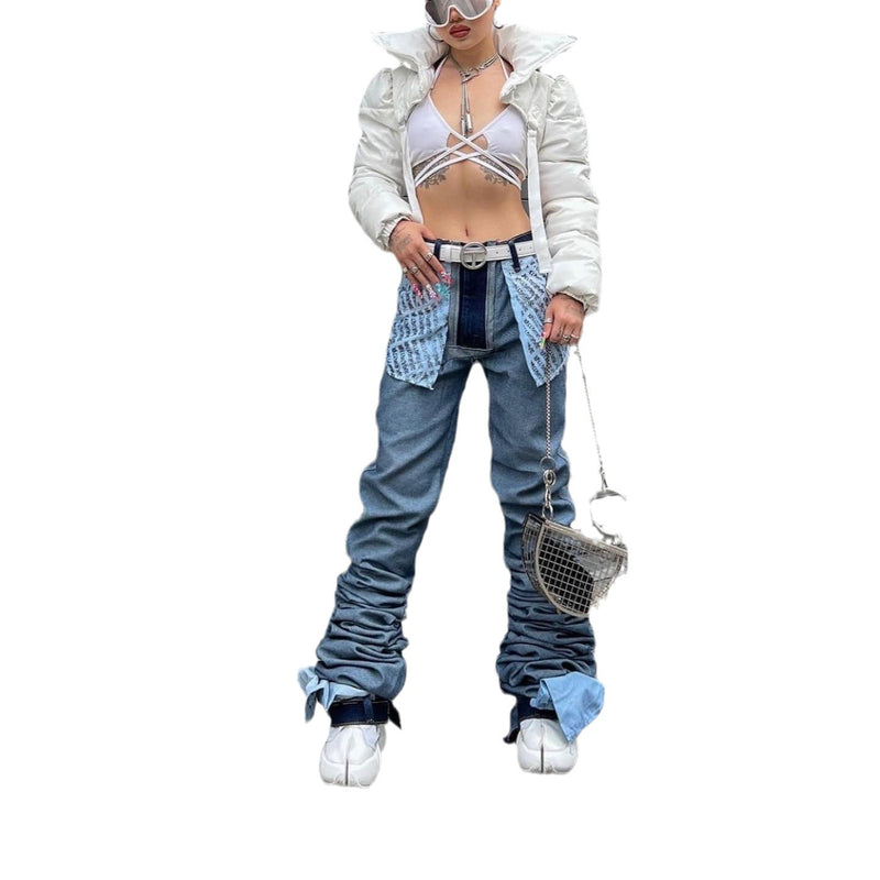 Women Cargo Pants Jeans Winter Women's Outerwear