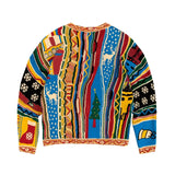 Kapital Sweater Vintage Hida Hehong Style Japanese Jacquard Heavy Industry Cardigan V-neck Sweater Coat