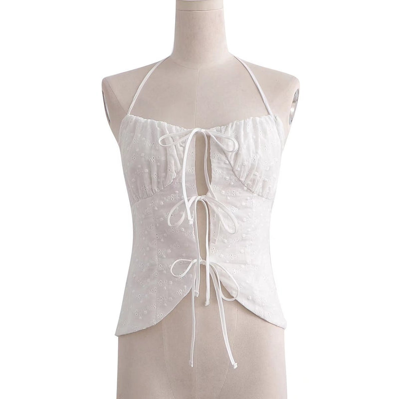 Women Camisole Spring Fashion Embroidered Vest Top