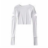 Women's T-Shirt Spring and Autumn Sports Top Short Women's T-shirt