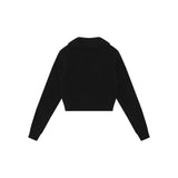 Women Sweater Lapel Sweater Women's Beauty Long Sleeve Short Spring Autumn Knitwear