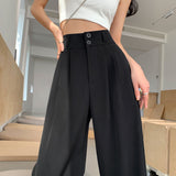Palazzo Pants High-Grade Suit Pants Women's Summer Loose Straight Wide-Leg Pants