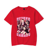 Cute Kamado Nezuko Print Short Sleeve T Shirts Women