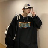 Men Hoodie Spring and Autumn round Neck Sweater Ruan Handsome Casual Jacket Men's Loose All-Matching