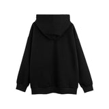 Men Hoodie Hooded Pullover Men's Loose Patch Embroidered Letter Hoodie Oversize