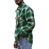 Men Shirt Fall Men's Clothing Cardigan Loose Shirt Casual