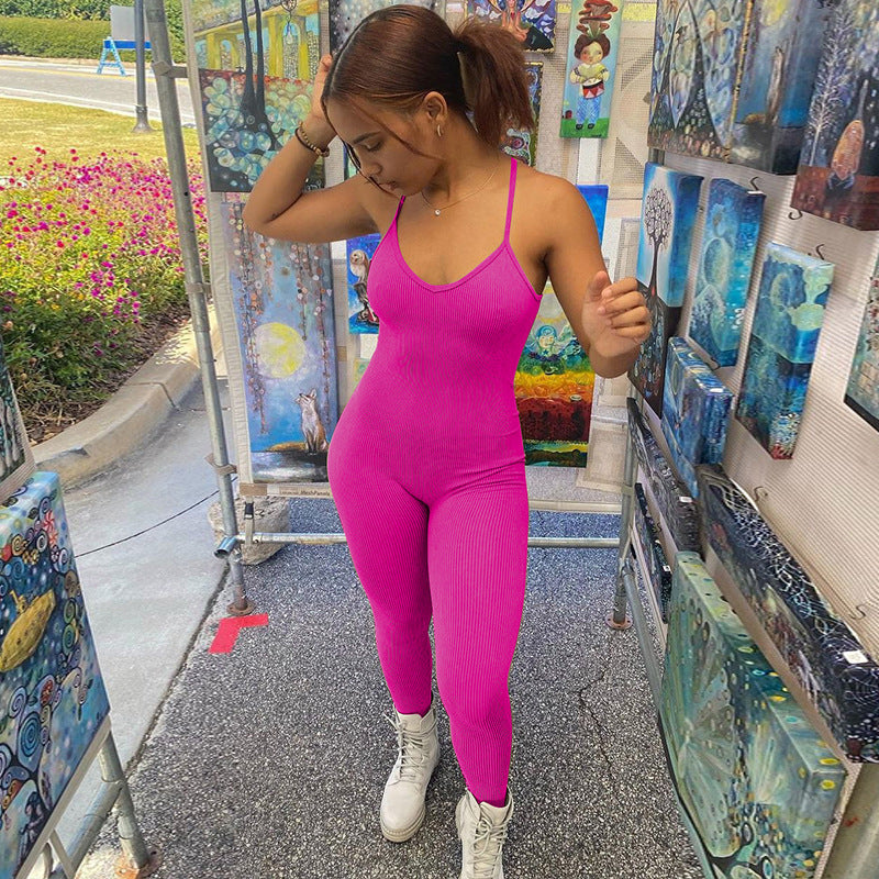 Women Jumpsuit Fashion Slim Fit Slimming Jumpsuit