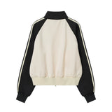 Women Hoodie Sweater Women's Autumn Striped Long Sleeve Casual Jacket