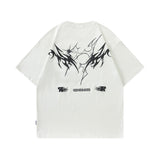 Men T Shirt Design Letter Print round Neck Short Sleeve T-shirt for Men