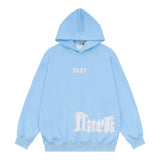 Men Hoodie Loose Hooded Sweater Men's Fashion Brand Vibe Letter Printed Long Sleeve Sports