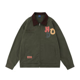 Varsity Jacket Vintage Denim Jacket Letters