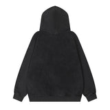 Men Hoodie Portrait Hooded Sweater Men's Loose Wash Pullover Hoodie Autumn