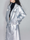 Unisex Jacket Fall Retro Workwear Skirt Women's Clothing