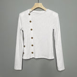 Women's Long Sleeve Shirt Bottoming Shirt Women's Slim Top Women's Spring and Autumn