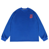 Men Hoodie Letter Print Sweatshirt Men's Casual Loose Pullover Sweater