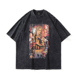 Men T Shirt Short Sleeve T-shirt Summer Loose Men and Women Hip Hop American Street