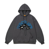 Men Hoodie Eyes Embroidered Hoodie Men