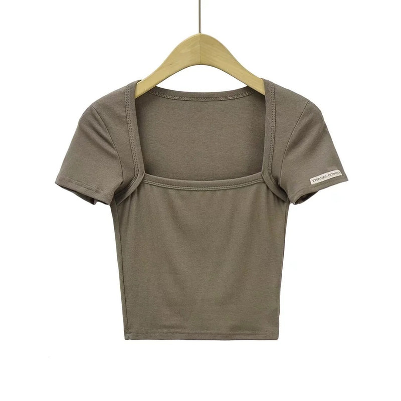 Women T-Shirt Female Short Short Sleeve T-shirt