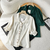 Women T-Shirt Summer Shirt Women Design Blouse Shirt Lightly Mature