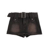 Women Skirt Denim Women's Summer Hip-Wrapped Short Skirt