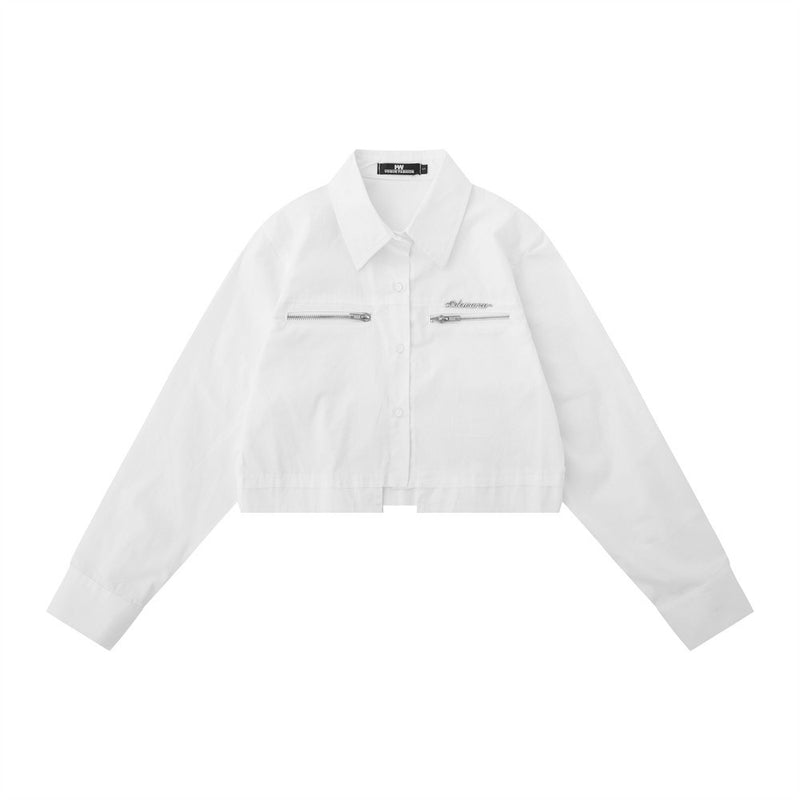 Women Long Sleeve Shirt Women's Autumn Leisure Slim Fit Short