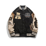 Varsity Jacket Vintage Baseball Uniform Men Spring and Autumn Jacket