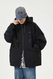 Unisex Jacket Autumn Hooded Colorful Ropes Jacket Women's Clothing