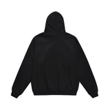 Men Fleece Lined Hoodie Autumn and Winter Embroidery Letter Hooded Sweater Men Oversize Loose Casual
