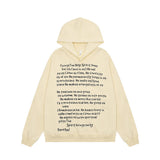 Men Hoodie Letter Printed Hoodie Men's Loose Casual
